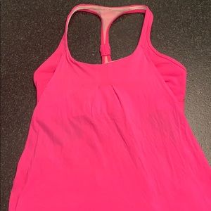 Lululemon built in bra racer top